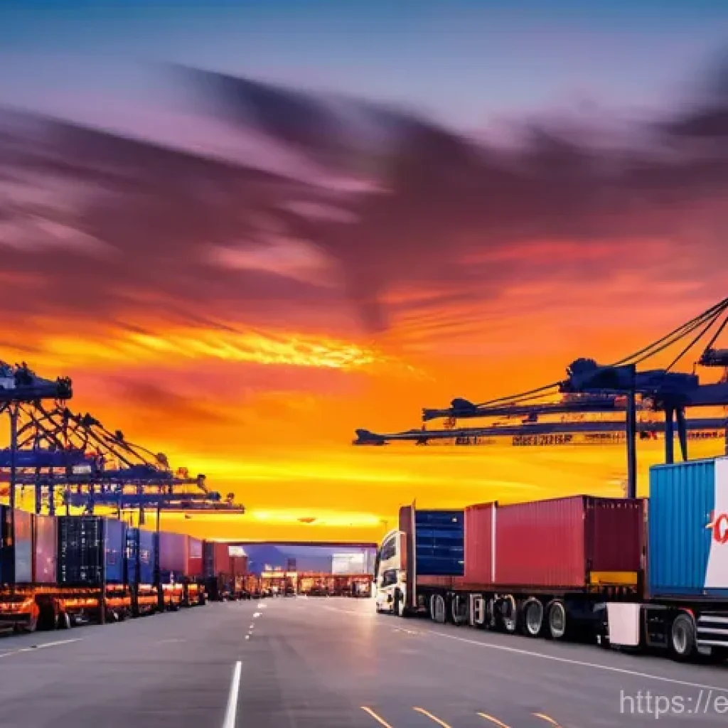 국제물류사와 관세사의 차이점 - **Prompt for an International Logistics Company:**
"A dynamic, wide-angle shot of a global logis...