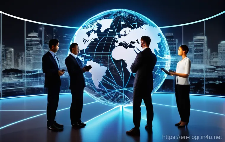 국제물류와 공급망 관리의 차이점 - **Prompt Title: The Strategic Symphony of Global Trade**
**Image Prompt:** A diverse group of bu...